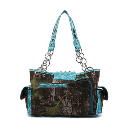 Women's Wallet – Western Camouflage Set Decorative Buckles – detail view 6