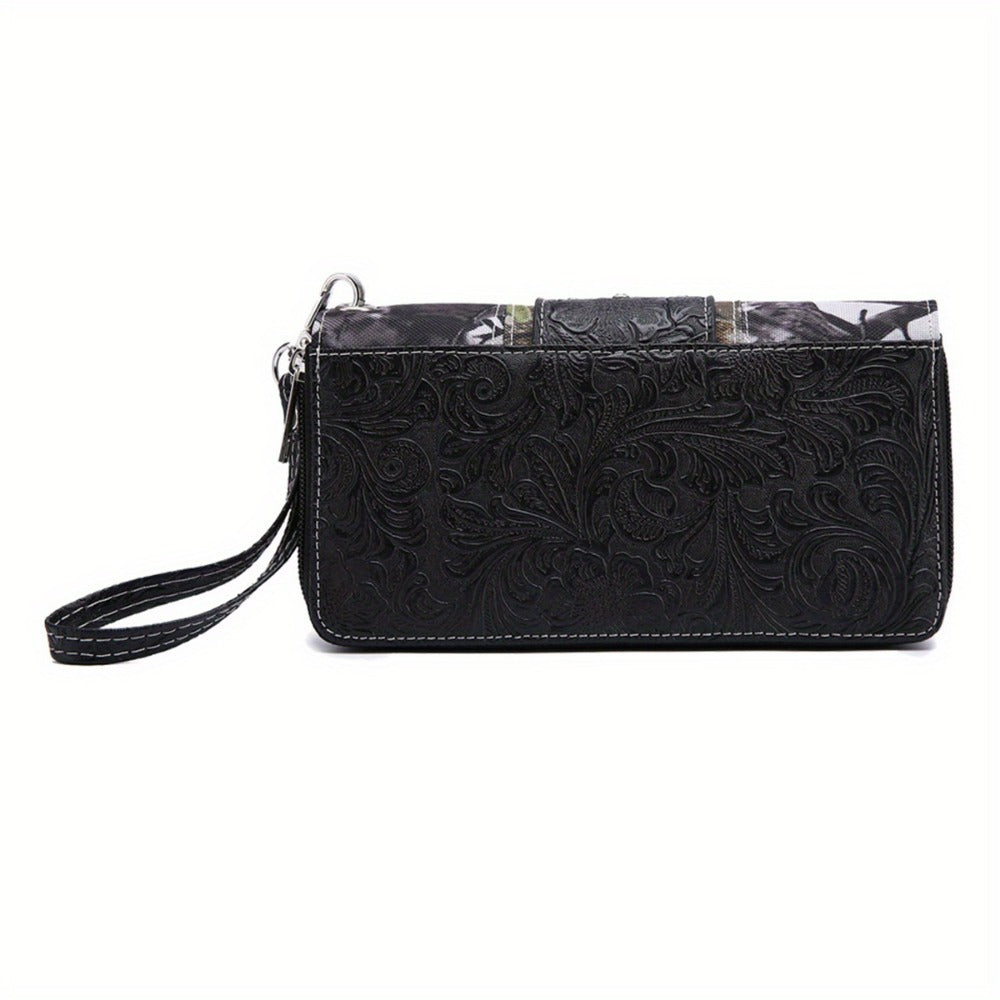 Women's Wallet – Western Camouflage Set Decorative Buckles – detail view 7