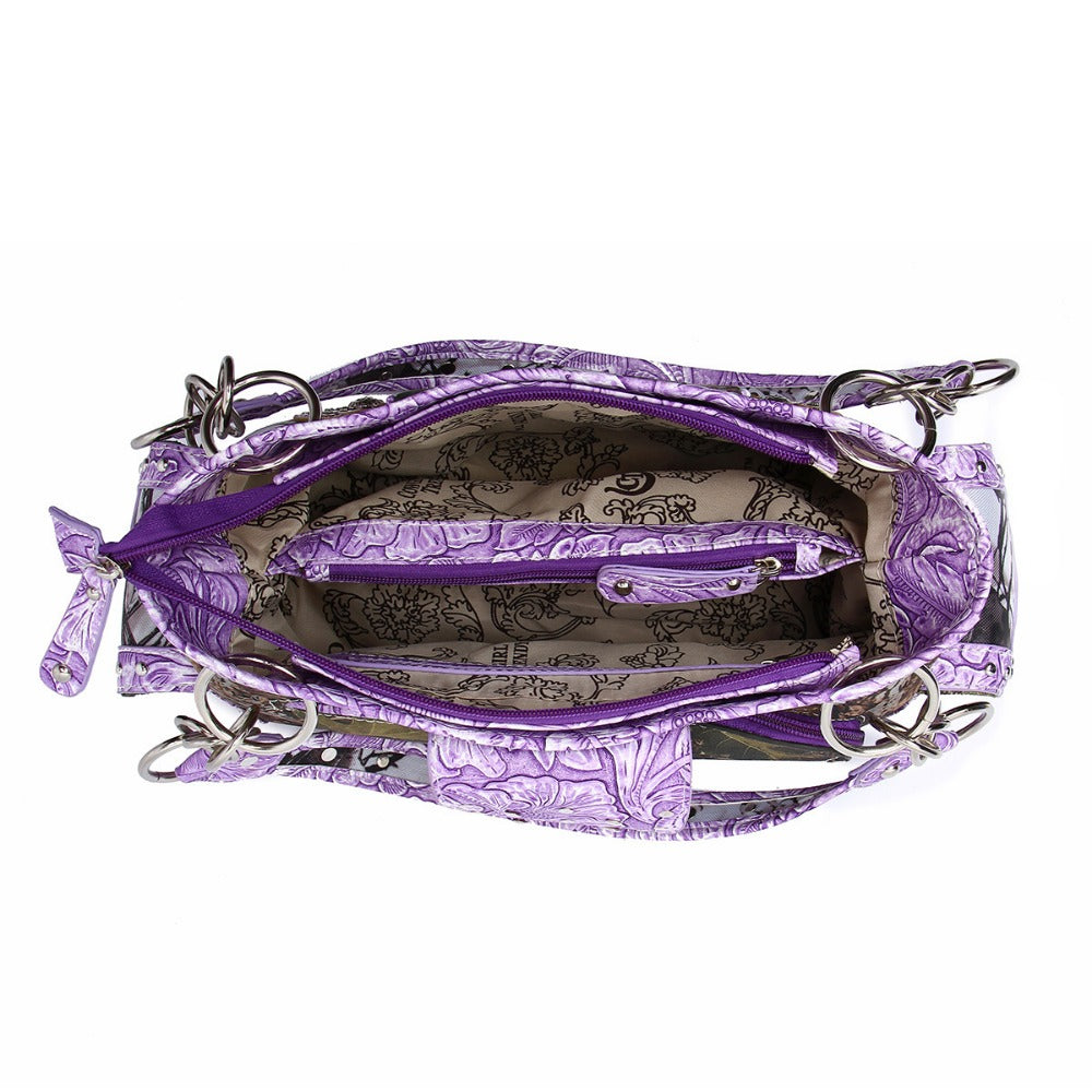 Women's Wallet – Western Camouflage Set Decorative Buckles – detail view 9