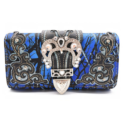 Women's Wallet – Western Style Embroidered Set Faux – detail view 12