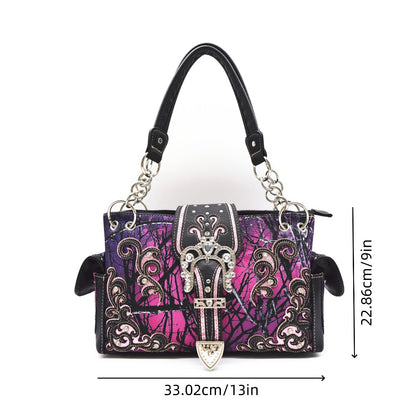 Women's Wallet – Western Style Embroidered Set Faux – detail view 4