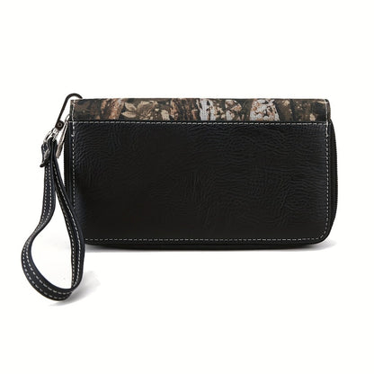 Women's Wallet – Western Studded Concealed Carry Camouflage – detail view 11