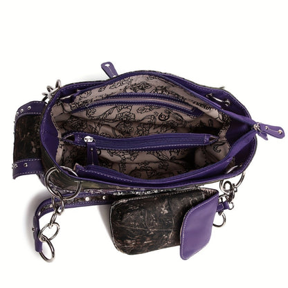 Women's Wallet – Western Studded Concealed Carry Camouflage – detail view 15