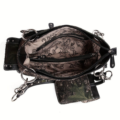 Women's Wallet – Western Studded Concealed Carry Camouflage – detail view 16