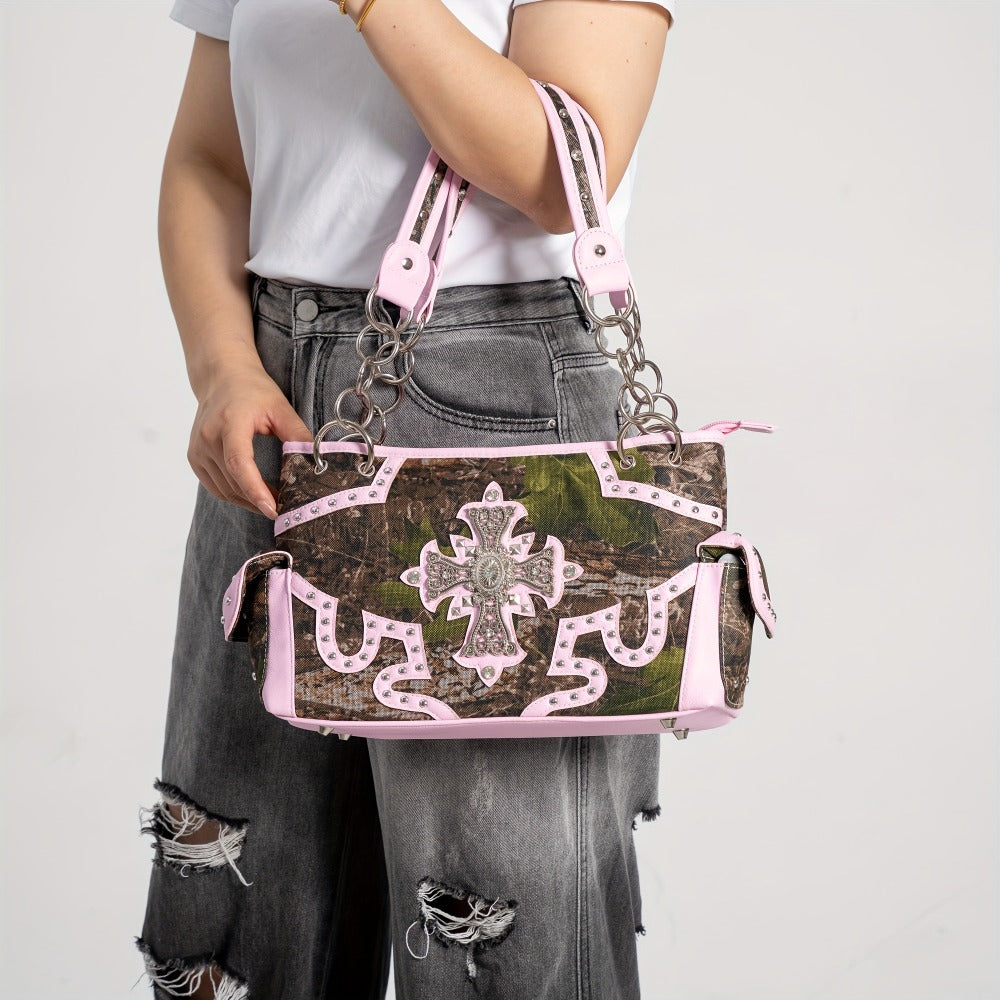 Women's Wallet – Western Studded Faux Leather Concealed – detail view 16