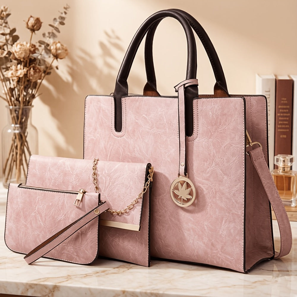 Women's Wallet – 3-Piece, Polyester, for Travel & Everyday Use | Bag Vero – front view