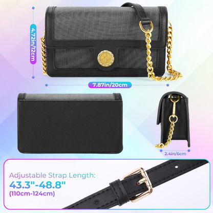Women's Wallet – 7 Color, Led Light Up Luminous Evening | Bag Vero – detail view 4