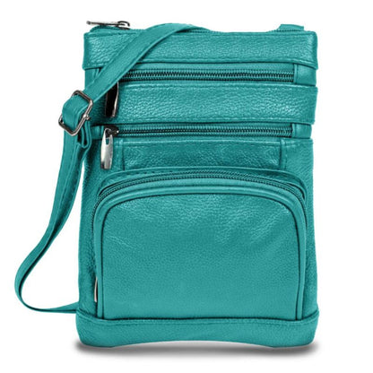 Women's Wallet – Genuine Leather, Multi Pocket, Adjustable Strap | Bag Vero – front view