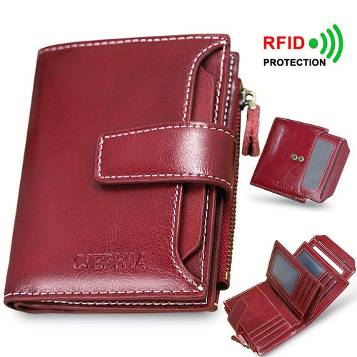 Women's Wallet – Genuine Leather, RFID Blocking | Bag Vero – front view
