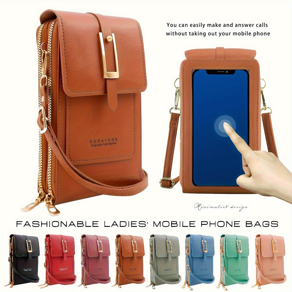 Women's Wallet – PU Leather, Adjustable Strap, Mini | Bag Vero – front view