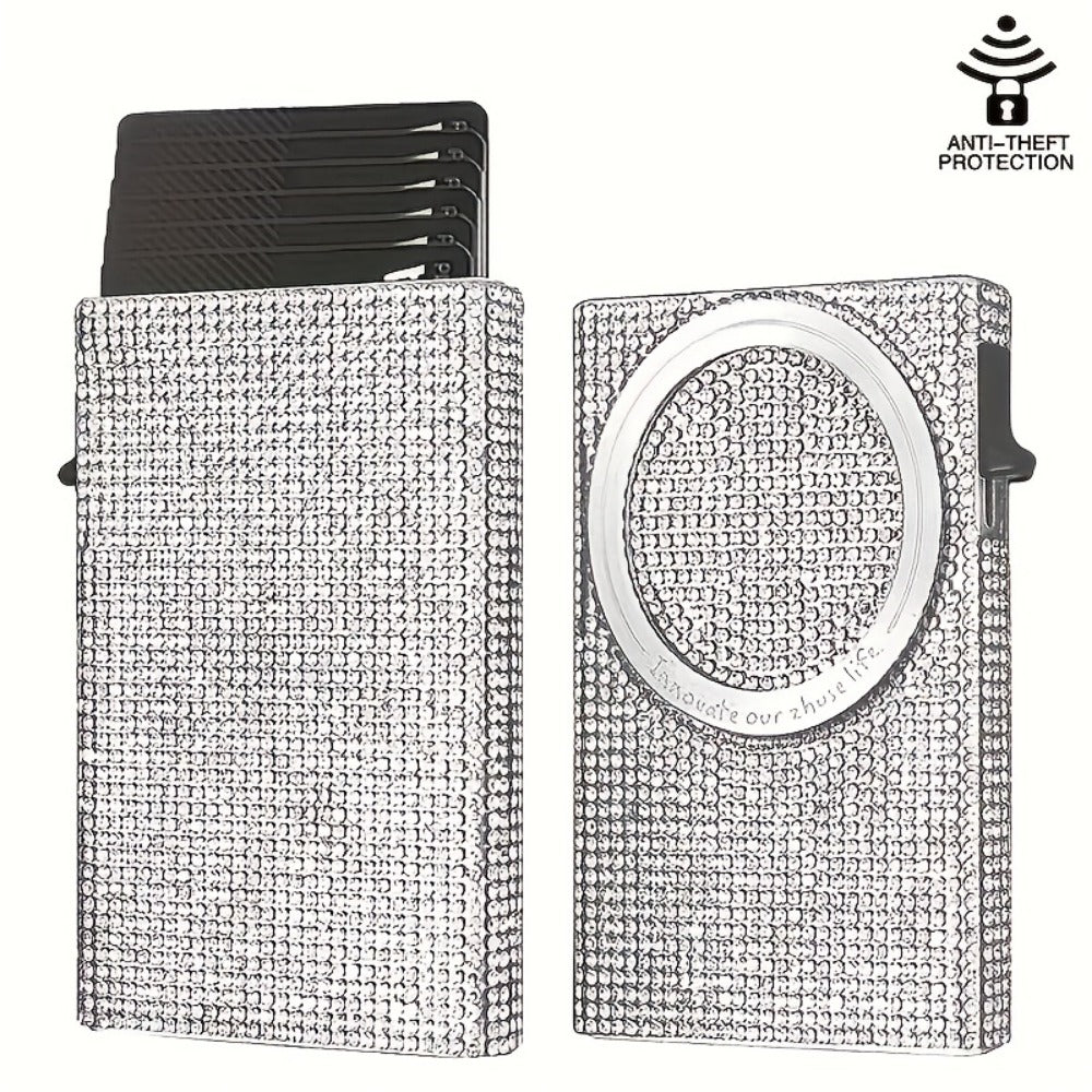 Women's Wallet – RFID Blocking, Rfid Blocking Diamond Pattern Magnetic | Bag Vero – front view